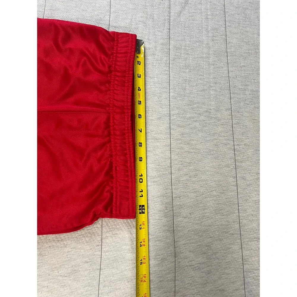 NBA Boys Red Athletic Track Pants Joggers Size 8 Basketball Logo